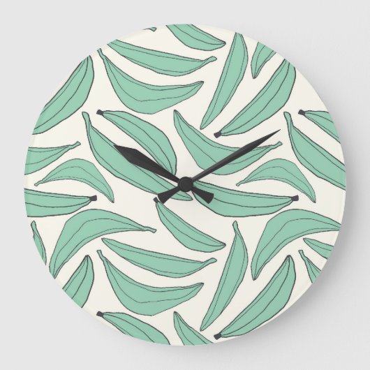 Aqua Large Clock Grote Klok (Voorkant)