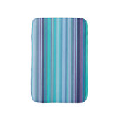 Aqua, Lavender en Blue Stripes Badmat (Voorkant Verticaal)