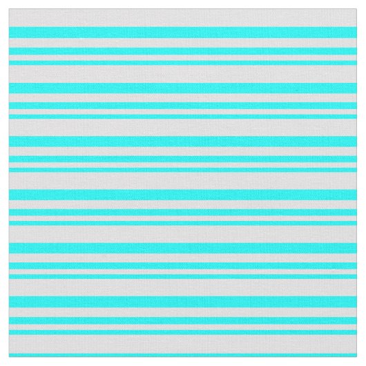 Aqua & Lavender gekleurd Striped/Lined Pattern Stof (Close Up)