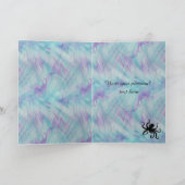 Aqua Lavender Octopus Elke Occasie Wenskaart Kaart (Binnen)