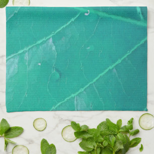Aqua Leaf Theedoek