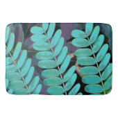 Aqua Leaves Badmat (Voorkant)