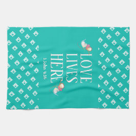 Aqua | LEVENDE LEVENS HIER | Stijlvol  Theedoek