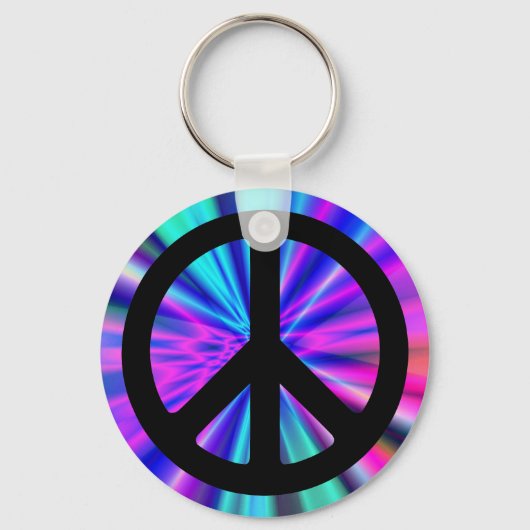 Aqua Light Show met Vredesteken Sleutelhanger (Voorkant)