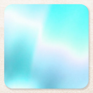 Aqua Lights-Onderzetter Kartonnen Onderzetters