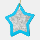 Aqua Lijst Star Ornament (Links)