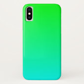 Aqua Limoen Gradient Case-Mate iPhone Case (Achterkant)