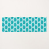 Aqua Lotus Gepersonaliseerde Yoga Mat (Achterkant (horizontaal))