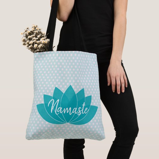 Aqua Lotus Yoga Tassen Tas (Dichtbij)