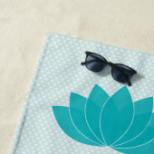Aqua Lotus Yoga Towel Strandlaken (In situ)