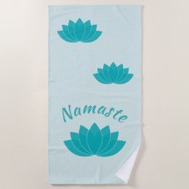 Aqua Lotus Yoga Towel Strandlaken