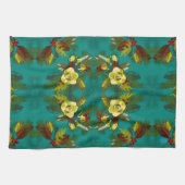 Aqua Magnolia Winter Kitchen Towel Theedoek (Horizontaal)