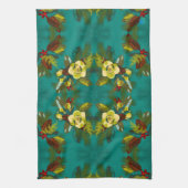 Aqua Magnolia Winter Kitchen Towel Theedoek (Verticaal)