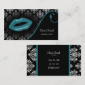 aqua Makeup artiest Visitekaartjes (Voorkant / Achterkant)