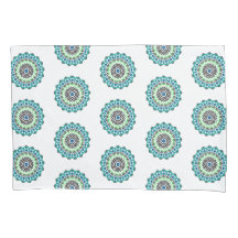 Aqua Mandala Pattern Boho
