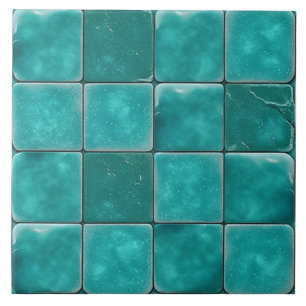 Aqua Marine Ceramic Tegel Herhaling Tegeltje