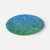 Aqua Marine Papieren Bordje (Gekanteld)