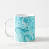 Aqua Marked Paint NAME Oranje Modern Art Fun Koffiemok (Links)