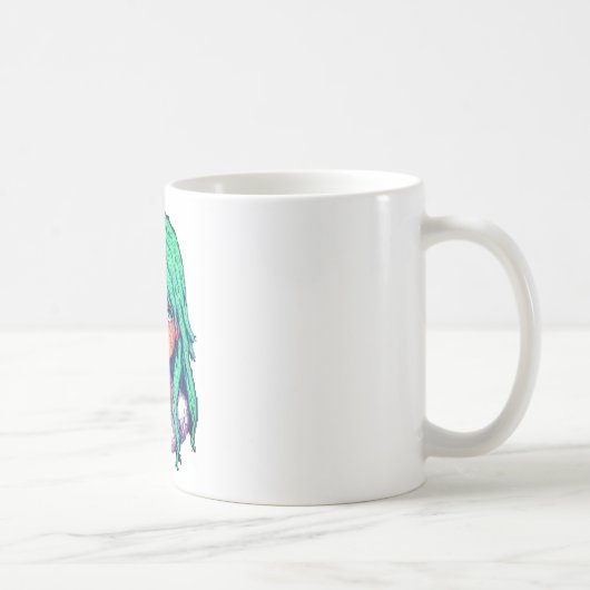 Aqua meisje koffiemok (Rechts)