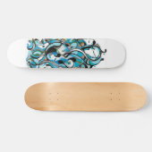 Aqua meisje skateboard deck (Horizontaal)
