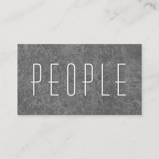 Aqua MENSELIJK MIDDELEN CONSULTANT Eenvoudige stij Visitekaartje (Voorkant)