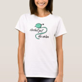 Aqua Menthe Crochet Fast, Die Warm T-Shirt (Voorkant)