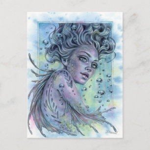 Aqua Mermaid Briefkaart