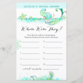 Aqua Mermaid Vrijgezellenfeest Game (Voorkant)