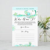 Aqua Mermaid Vrijgezellenfeest Game (Staand voorkant)