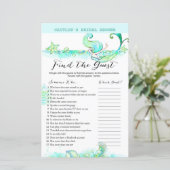 Aqua Mermaid Vrijgezellenfeest Game (Staand voorkant)