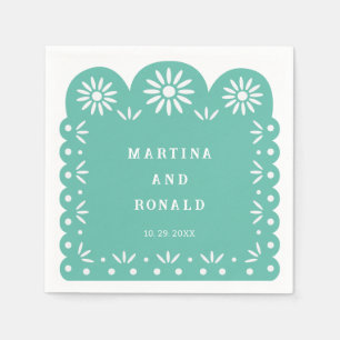 AQUA MEXICAN PAPEL PICADO SERVET