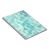Aqua Mint Abstract Notitieboek (Rechterzijde)