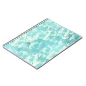 Aqua Mint Abstract Notitieboek (Linkerzijde)