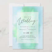Aqua Mint Dreams Modern Budget Wedding (Voorkant)