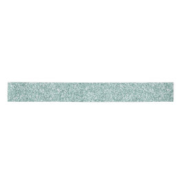 Aqua Mint Glitzy Glitter Satijnen Lint