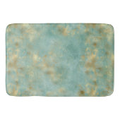 Aqua Mint Gold Glam Abstract Badmat (Voorkant)