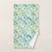 Aqua Mint Goud Marmer Abstract Bad Handdoek (Handdoek)