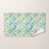 Aqua Mint Goud Marmer Abstract Bad Handdoek (Handdoek)