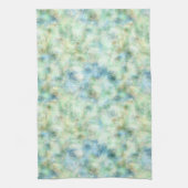 Aqua Mint Goud Marmer Abstract Theedoek (Verticaal)