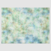 Aqua Mint Goud Marmer Abstract Tissuepapier (Voorkant)