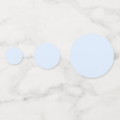 Aqua Mint Jubileum tafel Confetti (Voorkanten)