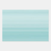 Aqua Mint White Inpakpapier Vel (Voorkant 2)