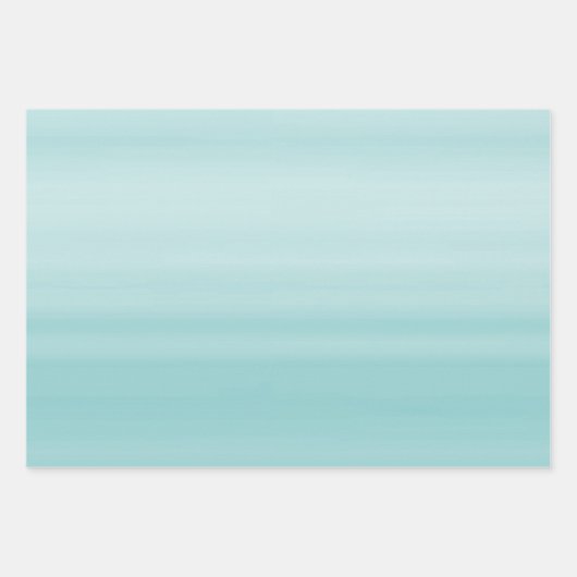 Aqua Mint White Inpakpapier Vel (Voorkant 2)