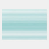 Aqua Mint White Inpakpapier Vel (Voorkant)