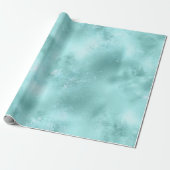  Aqua Mint Wrapping Paper Cadeaupapier (Uitgerold)