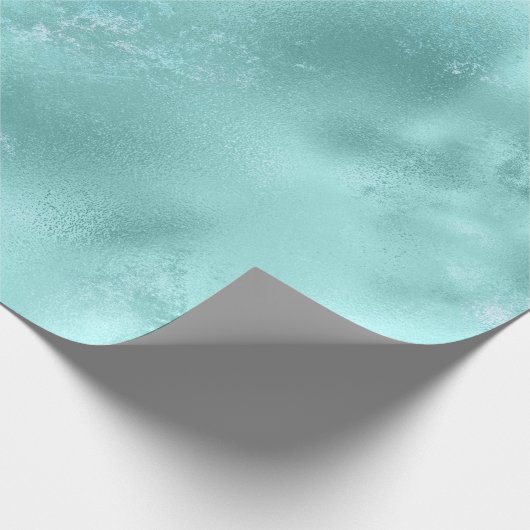  Aqua Mint Wrapping Paper Cadeaupapier (Hoek)
