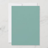 Aqua Mint Zilver Diamant Glitter 18e Verjaardag Kaart (Achterkant)