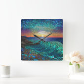 Aqua Mirage Vierkante Klok (Huis)