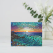 Aqua Mirage Zeegezicht Briefkaart (Staand voorkant)