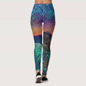 Aqua Mirage Zeegezicht Leggings (Achterkant)